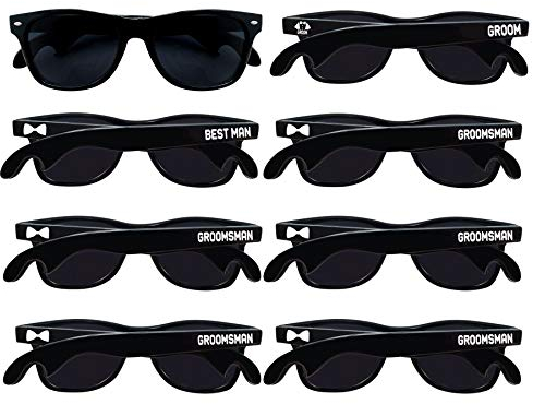 Trauzeugen-Flaschenöffner, Sonnenbrille, 7 Stück, Geschenk für Trauzeugen, Junggesellenabschied, Zubehör für Bräutigam, Trauzeugen