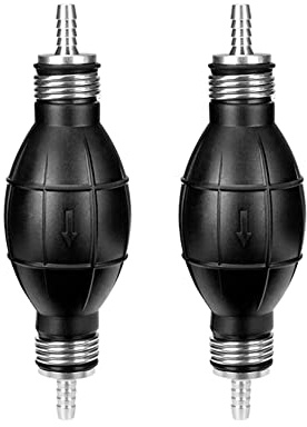ETOPARS 2Stk 6mm Umfüllpumpe Handpumpe Vakuumpumpe Wasser Flüssigkeits Pumpe Birne Dieselpumpe Kraftstoffpumpe Öl Aquariumpumpe Förderpumpe Handsaugpumpe