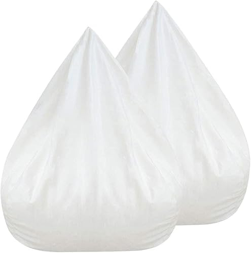 Jetcloud 2 Stück Innenbezug für Sessel und Sitzsack, 80 x 90 cm, Faules Sofa Mit Reißverschluss für DIY Lazy Bag Ohne Füllung