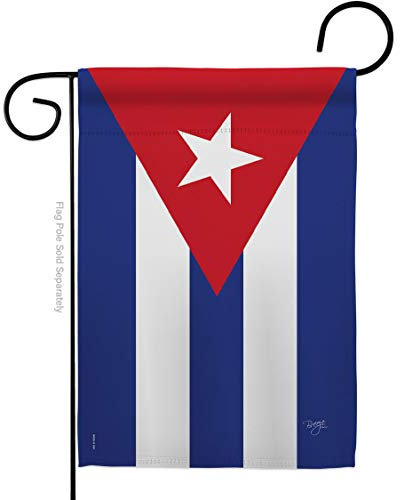 Bandera de jardín de Cuba Heritage 32 x 48 cm