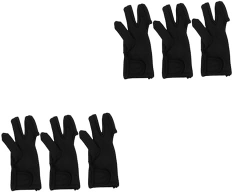 POPETPOP 6stücke Hitzebeständige Fingerhandschuhe Für Haarstyling Teiliges Finger-design Für Einsatz Im Salon Hause Optimaler Schutz Vor Heißen Stylinggeräten