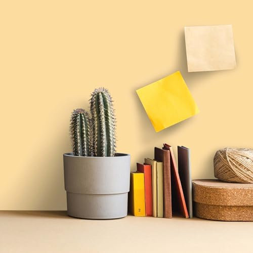 K&L Wall Art Seidenmatt Wandfarbe Gelbe Innenwandfarbe modern Wandschutz Anstrich 2,5Liter Farbe