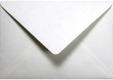 Netuno 25 Umschläge Ecru DIN B6 12,5x17,5 cm natürlich und stilvoll | 120g Crush Corn · elegante cremefarbene Umschläge Naturpapier für Hochzeit, Taufe, Kommunion, Konfirmation & Jubiläum