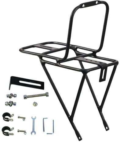 2 STK Fahrrad Frontträger - Fahrradkorb Vorne Aus Aluminiumlegierung | Frontträger Lastfahrradträger | Vorne Federgabel Gepäckträger Für Fahrrad Vorne | for Mountainbikes, Rennräder, Falträder