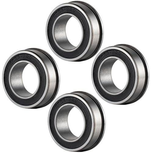 Raheem 4 Stück F6003 Schubkarre Lager 20x35x11mm Doppelt Geschützte Rillenkugellager F6003-20-2RS Kugellager für DIY, Drehbänke, Motoren, 3D-Drucker, Fräsmaschinen, Verschiedene Mechanische Geräte