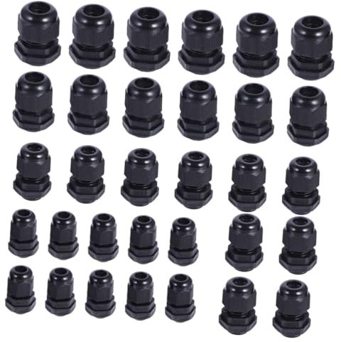GLEAVI 50pcs Cable Glands Nylon Glands Joints Cable Connector for Home Accessories Fixing Head