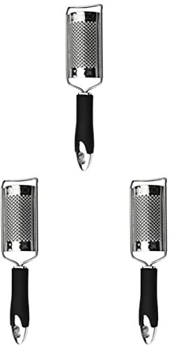 Garneck 3 Pz Grattugia Per Alimenti Per Bambini Grattugia Portatile Scorza Di Formaggio Per Frutta Trita Formaggio Per Carote Mozzarelle Silver