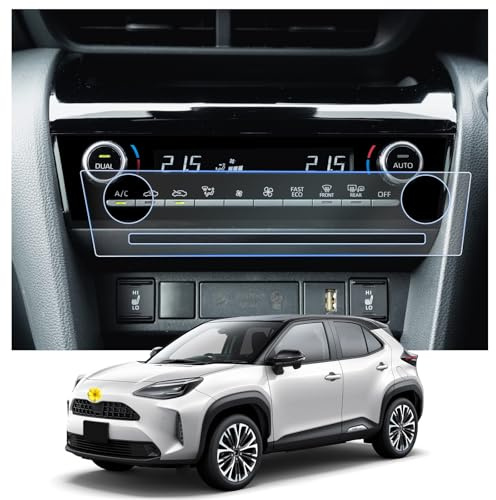 CDEFG Compatibile con Toyota Yaris Cross 2025 2026 Facelift Auto Climatizzatore Pellicola Protettiva 4H Antigraffio GPS Trasparente Pellicola Protettiva Navigatore Film Yaris Cross 2025 Accessori (2