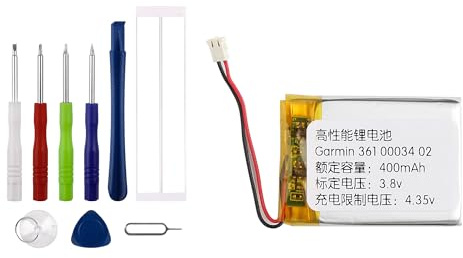 Vvsialeek 361-00034-02 Batería de repuesto compatible para Garmin Fenix 3 / Fenix 3 HR Smartwatch Watch with Toolkit