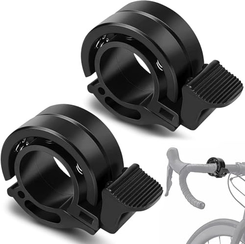Campanello per bicicletta, accessori per bicicletta, 2 pezzi, campanello invisibile, leggero e robusto, per mountain bike, bicicletta da corsa, bici da città e bici per bambini