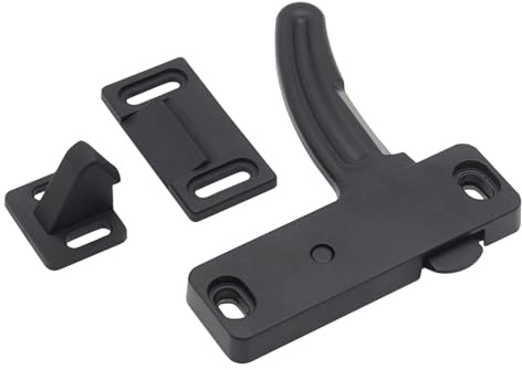 SHOOYIO Serratura per porta schermo per rimorchio, destra/sinistra, kit maniglia per porta dello schermo del camper, accessorio di fissaggio di ricambio per installazione