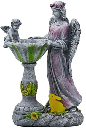 Albero in resina impermeabile che illumina la luce solare della fontana per ornamenti da giardino e decorazioni per bordo piscina e aiuole ornamento da giardino resistente alle intemperie
