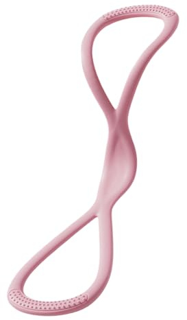Cuerda elástica con 8 bandas de resistencia para entrenamiento de espalda y hombros, pilates y entrenamiento en casa, cuerda de entrenamiento de espalda, herramienta de estiramiento