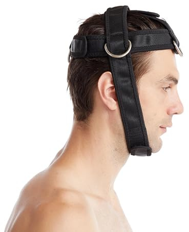 Arnés de levantamiento de pesas para el cuello, arnés de entrenamiento de cuello | Cabeza para desarrollar fuerza y mejorar la estabilidad general para atletas, boxeadores, luchadores