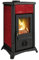 La nordica Poêle à bois Gemma Elegance Puissance thermique nominale 6 kW bordeaux