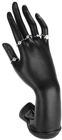 TMISHION Schmuckständer Halter, Hand Finger Armband Display, Armband Schmuck Halter Hand Schaufensterpuppe Rack Schaufensterpuppe Hand Finger Handschuh Ring Armband Armreif (Resin Black)