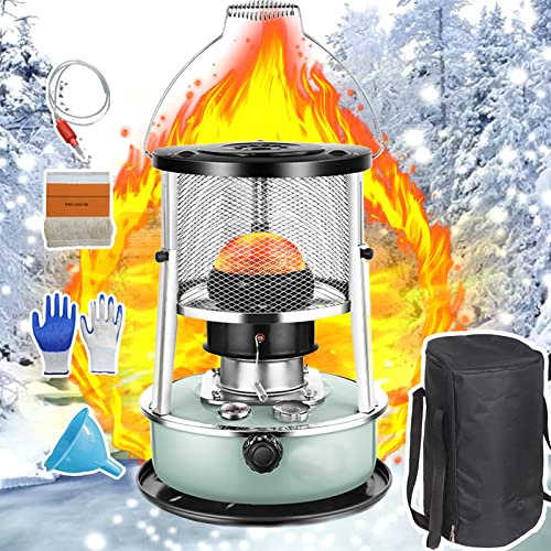 GUAWJRZDP Mobile à Pétrole Poêle,Chauffage au Pétrole avec Protection Contre Les Chutes,poêle à pétrole à mèche,Chauffage sans électricité,A Faible consommation,Camping Cuisson à la Chaleur