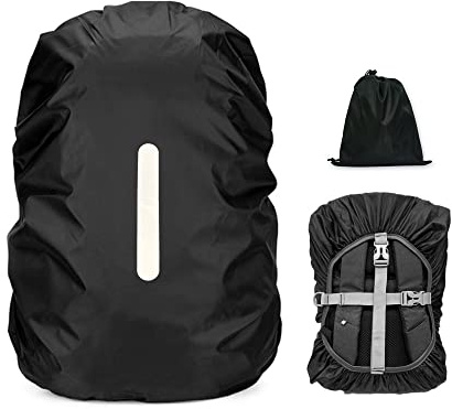 LICQIC Waterproof Rain Cover for Backpack, Reflective Rucksack Rain Cover for Outdoor, Hiking, Camping, Traveling, Cycling