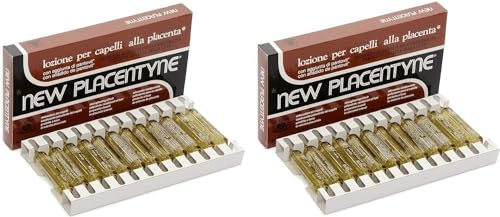Generico Alopécie placentaire 24 ampoules de 10 ml unisexe pour adultes souffrant de perte de cheveux ou de perte de cheveux
