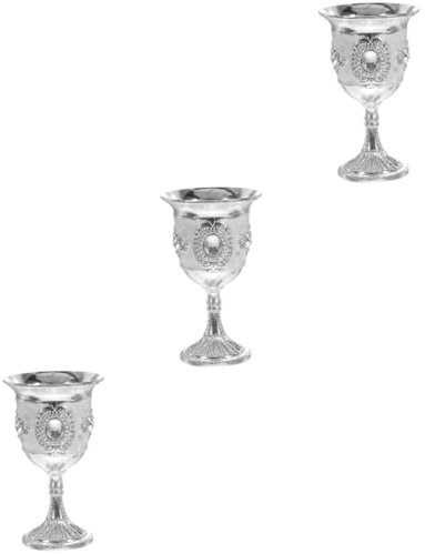 Cabilock 3 Piezas Copa vino copa agua potable decoraciones ceremonia boda tazas baratas whisky glass vasos whisky decoración contenedor vino lujo ligero Decorar