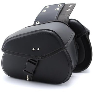 TentHome Fahrrad Gepäckträgertasche Leder Vintage Seitentaschen Dreieckige Doppelgepäckträgertasche Motorrad Schwingentasche PU Ledertasche Fahrradtasche Gepäck Werkzeugstasche Schwarz klein