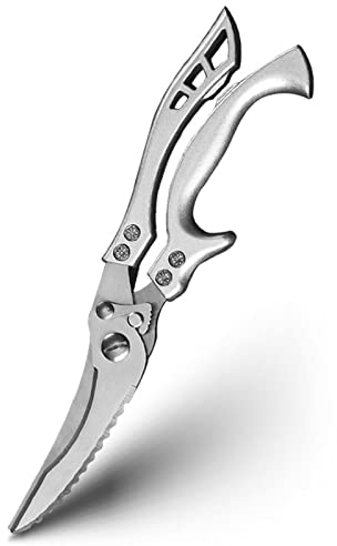 Kitchen Scissors Kitchen Scissors Chicken Bone Kitchen Shears,Duck Fish Cutter Steel Fish Scissors Scale Clean Cook Scis