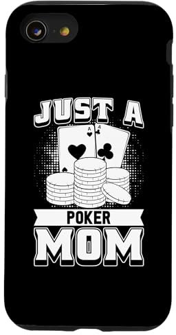 Coque pour iPhone SE (2020) / 7 / 8 Poker Mère Enchères Jetons - Cartes Jeu De Poker