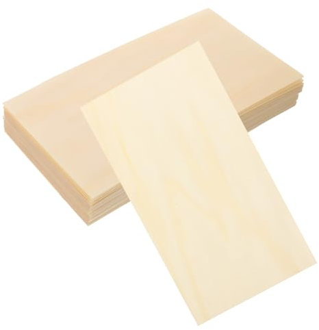 OKUMEYR 50piezas Láminas De Madera Desechables Para Platos De Sushi y Comida Resistente Grasa Para Envases