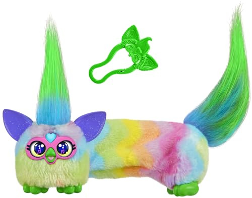 Furby DJ Furblets Can-Dee-Swirl Plüschspielzeug, 6.8 cm x 12.3 cm x 11.4 cm