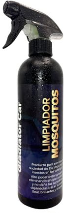 Insect Remover - Limpia Mosquitos Desengrasante para Eliminar Insectos Coche o Moto -Fácil Aplicación Pulverizador - Producto Profesional - Brillo y Limpieza Total | GLADIATOR CAR