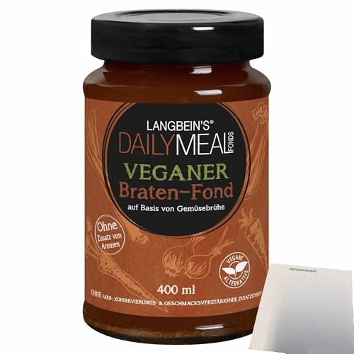 usy Bundle für Langbeins DailyMeal Veganer Braten-Fond (400ml Glas) + usy Block
