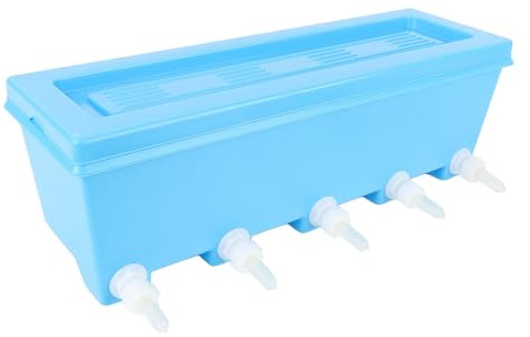 Alimentador de Leche de Animales Pequeños, Alimentador de Aves de Corral con Pezones Equipos para Beber en Granja para Cordero de Animales de Lactancia, Lámpara de Cocción