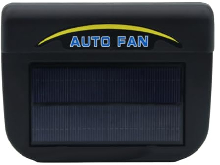 Suoumwa Solar Powered Car Fan Auto Window Fan Colder Air Vent Cooling Air Circulator Ventilation Car Solar Cooler Fan