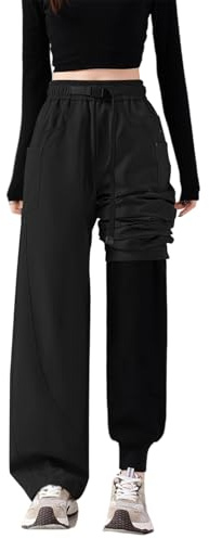 Skihose Damen Wasserdicht Baggy Schneehose Damen Winter Thermo Snowboardhose Ohne Träger Warm Ski Hosen Für Frauen Weit Softshell Skihosen Mit Gummibund High Waist Oversize Softshellhose