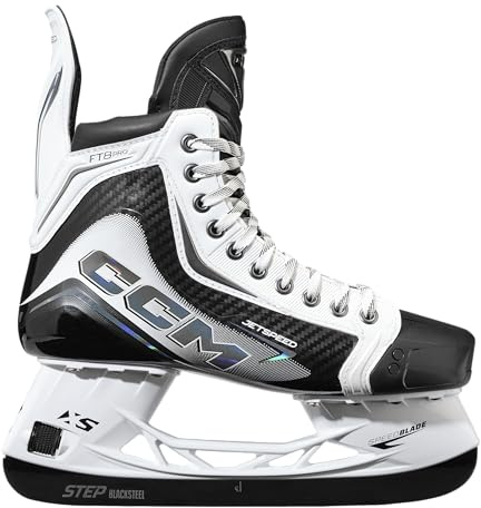 CCM skridskor JETSPEED FT8 PRO vit senior Wide 8.5 (EU44)