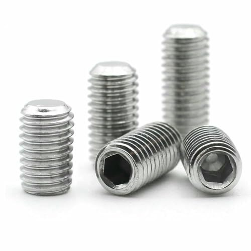 10 Stück 304 Edelstahl DIN916 Innensechskant-Gewindestifte mit Kegelspitze M2 M3 M4 M5 M6 M8 M10 M12-M16 (10 Stück) - 10 mm