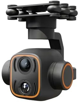Drone Accessory， Caméra Thermique C12 Et HD 2K avec Suivi Dynamique Et Cardan À Trois Axes, Compatible for DJI,for Maintenance Purposes