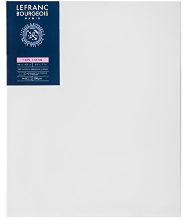 Lefranc Bourgeois Telaio Telato 100% Cotone - 100 x 120 cm - Spessore 1.9 cm