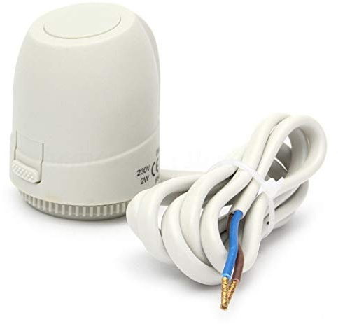 NC AC 230V Elektrischer Thermo-Stellantrieb Fußbodenheizungsventil für Fußbodenheizung Thermostat Thermostatventil