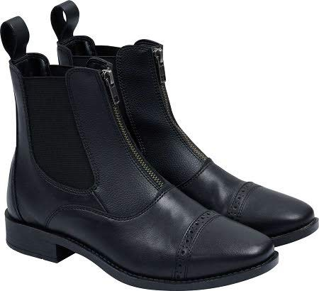 Equipage Jodphur Stiefelette Farrow vegan Leather schwarz, Größe:36
