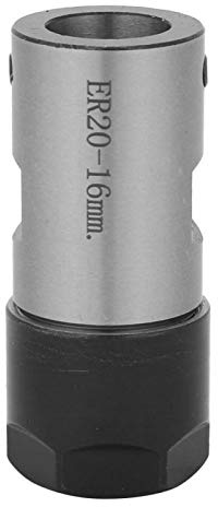 ER20 Collet Block, C25-ER20-50L 16mm Collet Chuck Holder Steel Collet Straight Shank Chuck Holder Extension Rod for CNC Engraving Machine Milling Lathe