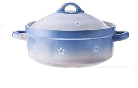 SUNMME Casserole à Soupe en céramique, Pot à ragoût, Oreilles du Sol, résistance au feu Domestique, Casserole d'emballage Professionnelle
