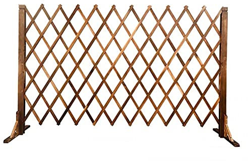 Gartenzaun Holzgitterzaun Haustiertor, Holzgartengitterzaun/Weihnachtsbaumzaun Sichtschutzzaun Teleskop-Trennwand Dekoration (Size : H90xL200cm)