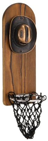 sourcing map Abridor de botellas de madera montado en la pared, abridor de gorras de cerveza vintage con imán y recogedor de tapas, regalos únicos para hombres, amantes de la cerveza, decoración de