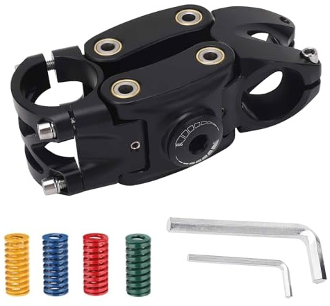 ZEMBSOYA Suspension Vorbau für Fahrräder Stoßdämpfende Fahrrad Lenker Vorbau für Schotter Mountain Road Bike Shock Absorber Vorbau
