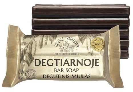 Naturliche Teerseife Herbal Traditions Degtiarnoje Bar Soap Натуральное Дегтярное мыло 3x140 Gr.