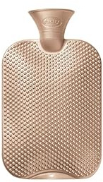 Fashy Bouillotte 2,0 l avec picots de massage, effet nacré cuivré