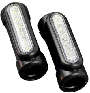 Plyft Indicatori universali Barra di protezione per moto LED Barra autostradale Switchback Luce di guida/Svolta per luce di segnalazione per Harley per Touring per Road King Glide