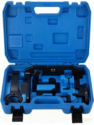 TINMAGI Bloccaggio e Fasatura dell'Albero a Camme, Kit Messa in Fase Motore Strumento Regolazione, Cinghia Dentata Compatibile con Citroen Peugeot Opel 1.0 1.2, OEM 0109-2A 0109-2B 0109-2C 0109-2D