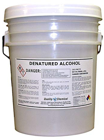 Quality Chemical Denatured Alcohol 200-5 Gallon Pail - 640 oz (Pack of 1)